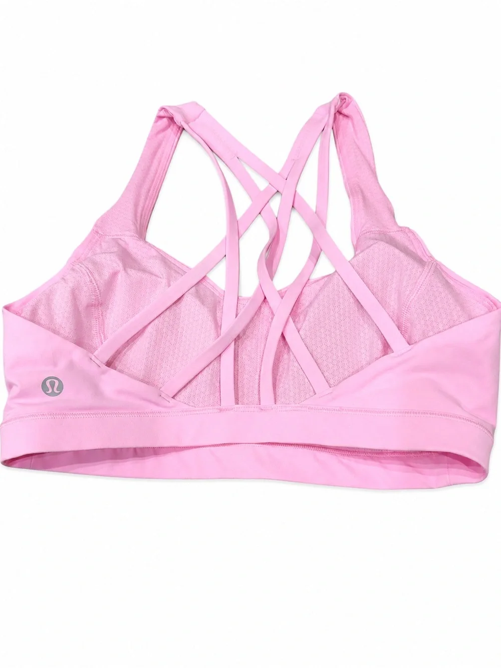 Lululemon Pink Strappy Back Sports Bra – Size 6